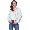 INSPIRE CHIC Women's Notched Lapel Open Front Business Casual Blazer - 2 of 4