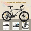Okak 20IN Toddler Bike with 7-Speed and Steel Frame, Kids Bike with Dual Disc Brakes and 1.75IN Tires, Kids Cruiser Bikes for Boys & Girls - 3 of 4
