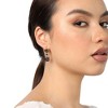 SOHI Women's Amethyst Purple Sovereign Drop Earrings - 4 of 4