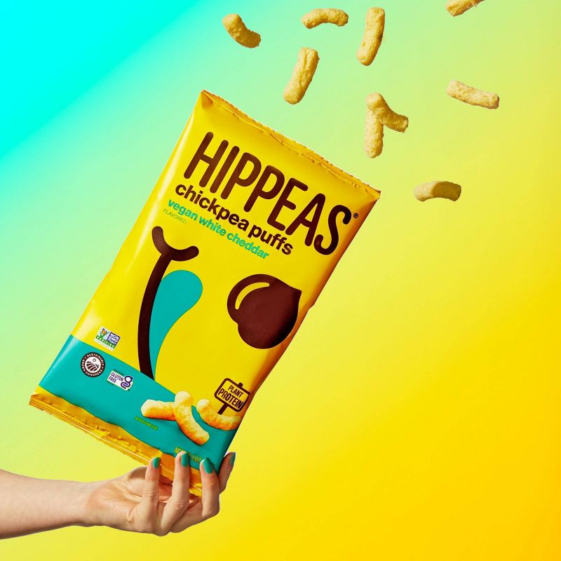 Hippeas HIPPEAS White Cheddar Puffs - 4oz, 6 of 7