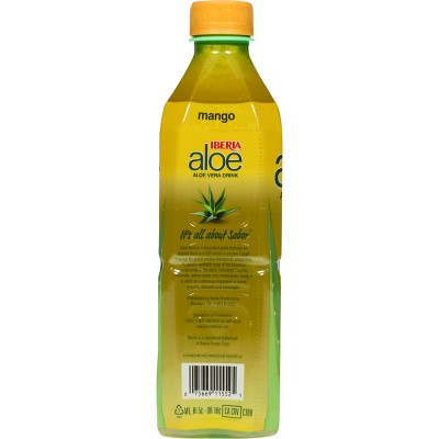 IBERIA aloe Mango Aloe Vera Drink - 16.9 fl oz Bottle