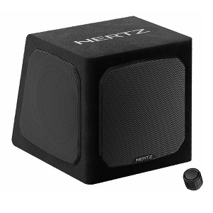 Hertz DBA 201 8" (200mm) Active Sub Box-Dual Passive Radiators - 1 of 4