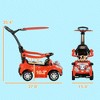 BABYYER Toddler Push Car, 3 in 1 Ride on Sliding Car, Foot to Floor Baby Push Car with Seat Belt, Guardrail and Storage Space for Kids 1-3 Years - 4 of 4