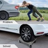 Car Dolly, 4 Piece Heavy-Duty Vehicle Dolly - 6000 Lbs Capacity with Brakes, for Cars, Trucks, Trailers, Motorcycles, Boats - 4 of 4