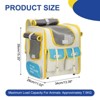 Unique Bargains Pet Portable Travel Backpack Carrier for Small Cat Pet Dogs - 2 of 4
