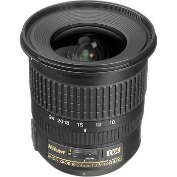 Nikon 10-24mm f/3.5/4.5G ED-IF AF-S DX Autofocus Zoom Lens for Digital SLR Cameras