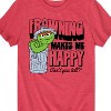 Boys' - Sesame Street - Frowning Makes Me Happy Short Sleeve Graphic T-Shirt - 2 of 4
