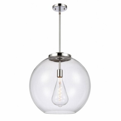 Athens - 1 Light Pendant In Industrial Style-18.38 Inches Tall and 17.75 Inches Wide