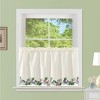 Collections Etc Vineyard Embroidered Curtains - 2 of 2