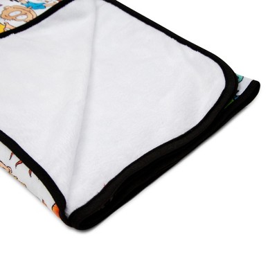 Nickelodeon Cartoon Collage Multicolor Fleece Throw Blanket 45 x 60 Inches