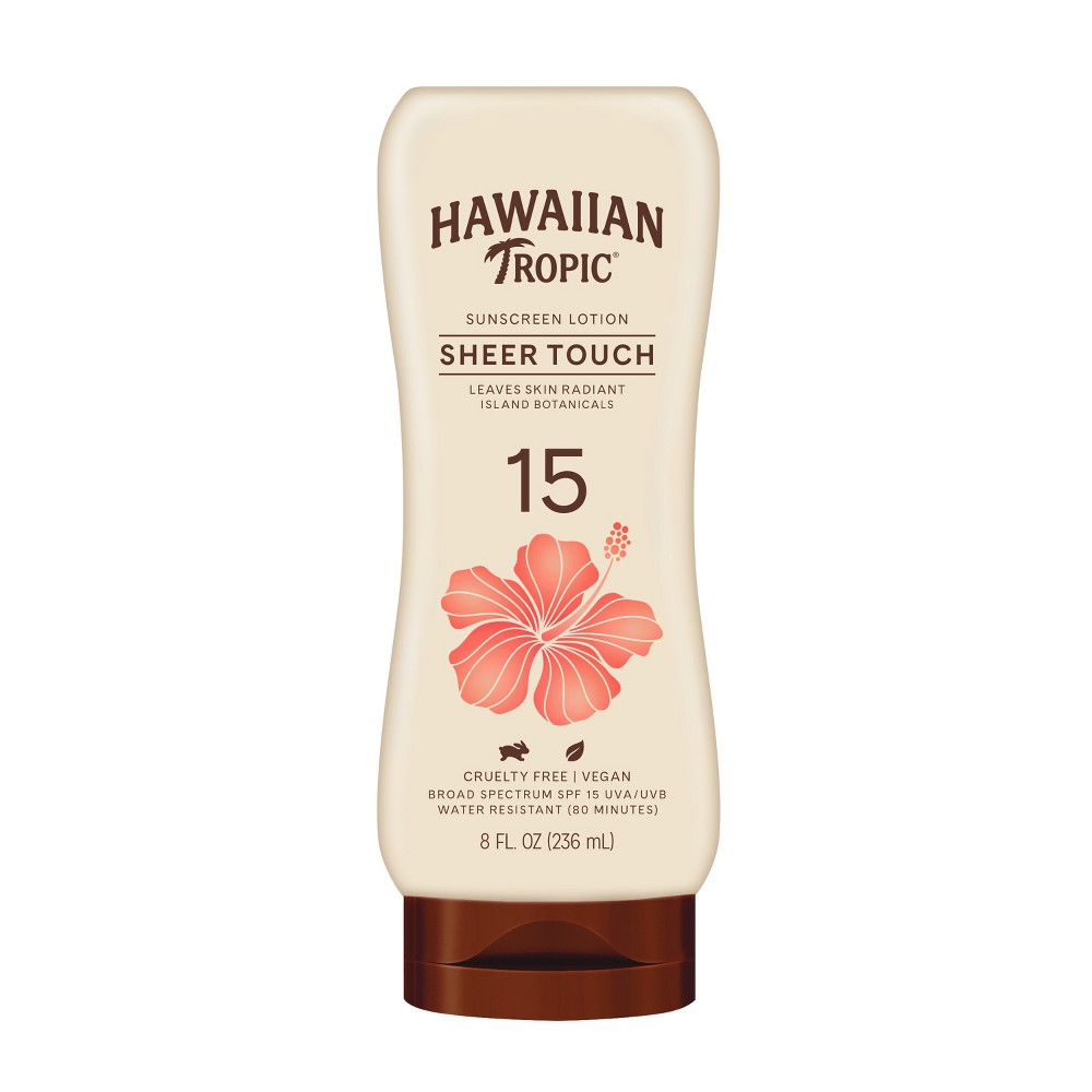 Photos - Cream / Lotion Hawaiian Tropic Sheer Touch Ultra Radiance Lotion Sunscreen - SPF 15 - 8oz