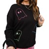 Women's Sequin Ghost Pullover Sweatshirt - Jess Lea - 3 of 4