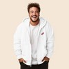 Dalix Donut Embroidered Hoodie Fleece Sweatshirt Zip Front Mens - 4 of 4