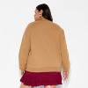 Women's Howdy Cow Graphic Sweatshirt - Brown - 3 of 3