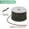 Unique Bargains Soft Polyester Twisted Silk Decorative Craft Cord Trim Cord Rope 22 Yards 1 Pc - 3 of 4