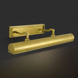 CityFurn 4-Light 24'' Modern Wall Mounted Brass Picture Light with Adjustable Arm - 1 of 4