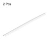 Unique Bargains Home DIY Miniature Garden Ornament Decorative Picket Fence White 2 Pcs - 3 of 4