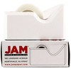 JAM Paper Colorful Desk Tape Dispensers - White: Office Supplies, Plastic, 1.75" Height, 2.5" Width - image 4 of 4