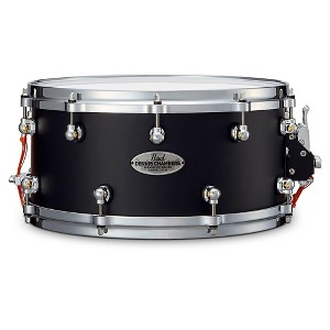 Pearl Dennis Chambers Signature Snare Drum 14 x 6.5 in. Matte Black Lacquer - 1 of 1