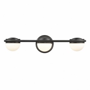 Elk Home Nelly 3 - Light Vanity in  Matte Black - 1 of 4