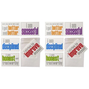 Inspired Minds Note Cards with Envelope, Inner Strength Booster Set, 10 Per Set, 2 Sets - 1 of 2
