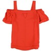 bar III Womens Fringed Trim Knit Blouse - 2 of 2