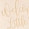 Blue Panda 50 Pack Pink Baby Shower Napkins – “Welcome Little One” Baby Shower Decorations (5x5 In) - 4 of 4