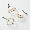 Glass and Brass Fluted Hinge Ornament - Hearth & Hand™ with Magnolia - 4 of 4