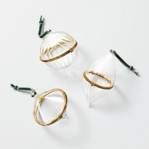 3pc Hinge Ornament Set - Hearth & Hand™ with Magnolia - 1 of 3