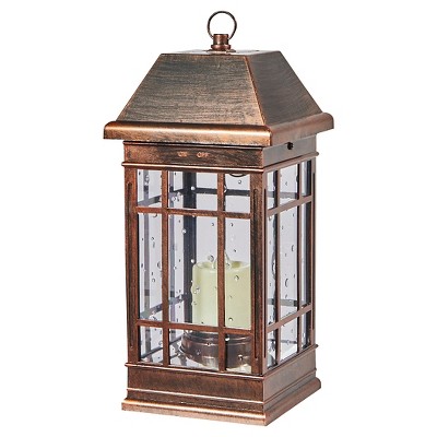 San Rafael II 15" LED Solar Mission Outdoor Lantern - Smart Living