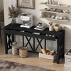 Tramull Console Table with 4 Drawers, Modern Farmhouse Entryway Table for Living Room, Hallway - 4 of 4