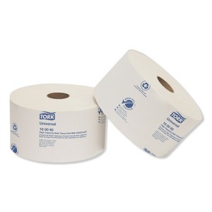 Tork Universal High Capacity Bath Tissue with OptiCore, Septic Safe, 2-Ply, White, 2,000 Sheets/Roll, 12 Rolls/Carton - 1 of 3
