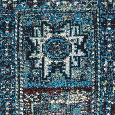 light blue/black