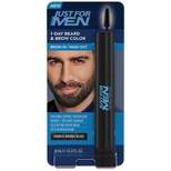 Just For Men 1-Day Temporary Beard & Brow Color, Up to 30 Applications - 0.3 fl oz