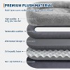 Human Dog Bed for Adult & Pets, Removable Faux Fur Human Dogs Bed with Pillow,Blue - 2 of 4