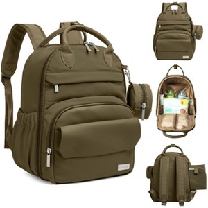 KeaBabies Diaper Bag Backpack Comes with Portable Changing Pad, Baby Bag for Mom, Baby Travel Essential - 1 of 4