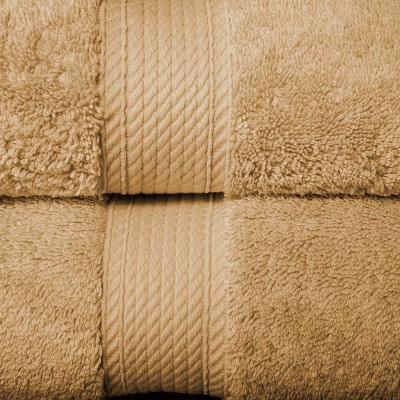 Luxury Toast Egyptian Cotton Heavyweight Bath Towel Set of 2