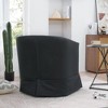 CAVINAS 27.36" Wide Accent Chair, 360-degree Swivel Chair, Velvet Wingback Chair, Living Room Chair Bedroom Chair Home Chair - 2 of 4