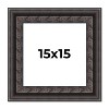PosterPalooza | Square 3.5" Wide Ornate Black Frame - UV Acrylic, Foam Board Backing, Hanging Hardware - 2 of 4