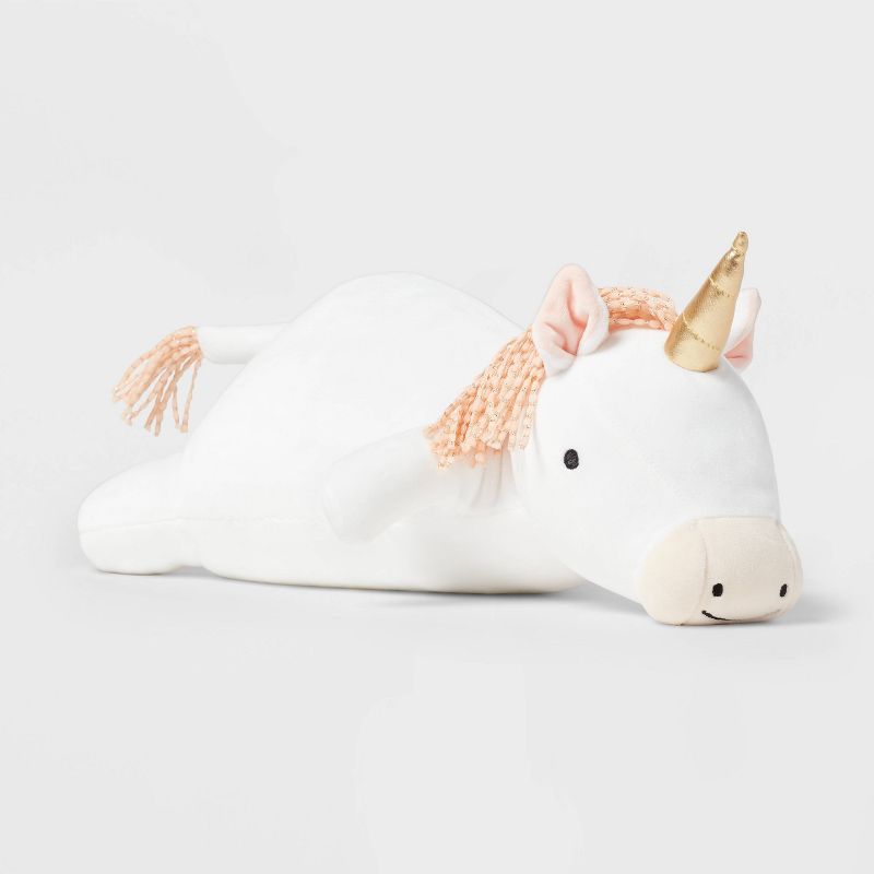 Unicorn Weighted Plush Kids&#39; Throw Pillow - Pillowfort&#8482;, 1 of 7