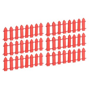 Unique Bargains Decorative Miniature Garden DIY Mini Ornament Picket Fence - 1 of 4