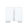 NicBex 2 Drawer Nightstand,Mirrored Bedside Table with Metal Handle for Bedroom,Living Room - 4 of 4