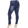 Women's Plus Size Super Stretch Denim - White Mark - 3 of 3