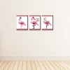 Big Dot of Happiness Flamingle Bells - Tropical Christmas Wall Art and Holiday Decorations - 7.5 x 10 inches - Set of 3 Prints - 3 of 4