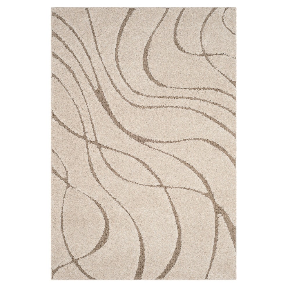5'3inx7'6in Loriana Loomed Rug Cream/Beige - Safavieh