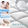 Aoibox Queen Mattress Pad Quilted Fitted Cooling Breathable Fluffy Soft Pillow Top Protector Deep Pocket 8-21 Inch - 3 of 4