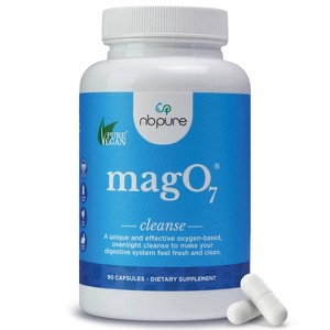 NBPure MagO7 Oxygen Detox Cleanse Multi-Symptom Relief Capsules - 90ct - 1 of 4