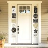 Sparkle and Bash 12 Pack Glitter Black and Gold Party Signs for 50th Birthday Decorations for Men and Women - 2 of 4
