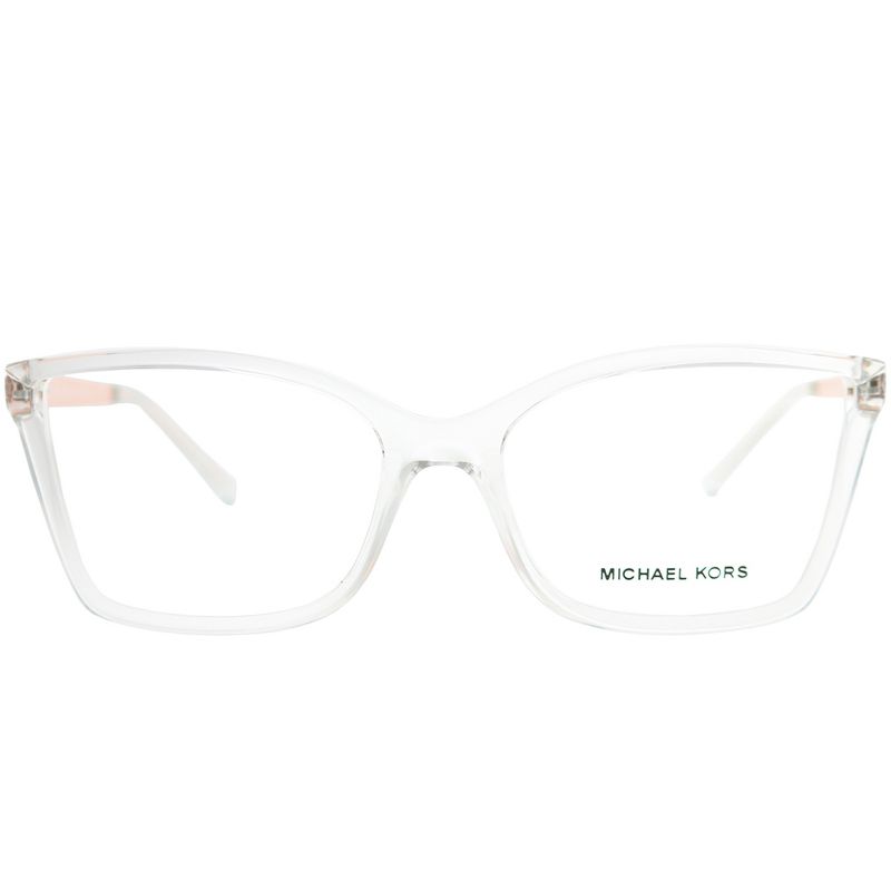 Michael Kors Caracas  3050 Womens Rectangle Eyeglasses Crystal Clear 54mm, 2 of 4