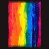 Adult Design By Humans Vertical Artistic Pride Flag By stevej T-Shirt - 2 of 2